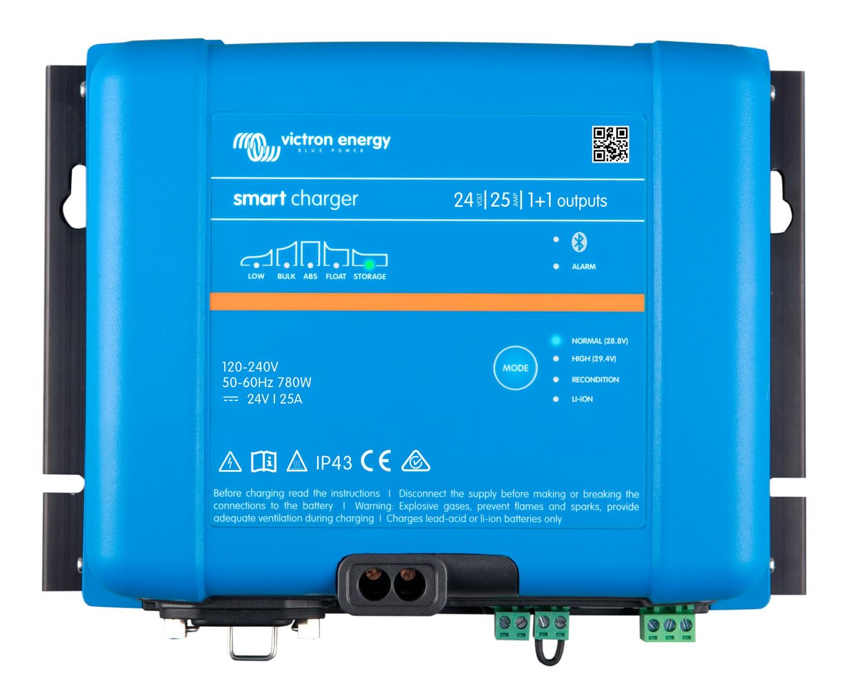 Smart IP43 Charger 24/25 (1+1) 120/240V